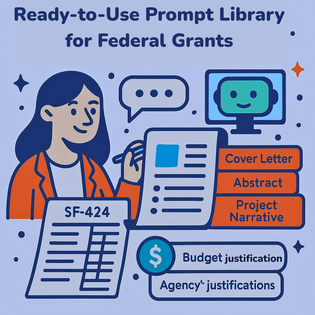 Prompt library for AI-Generated Grant Narratives